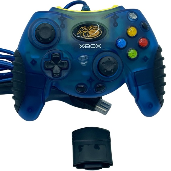 MadCatz Xbox Wired Controller with Memory Unit - Xbox Video Game Controller - Picture 1 of 6
